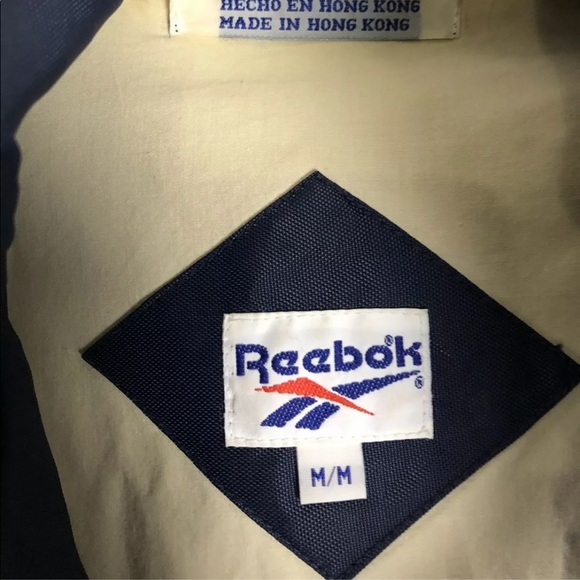 Reebok Vintage Jacket Full Zipper Size Medium - Picture 3 of 5